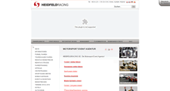Desktop Screenshot of heidfeld-racing.de