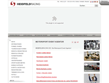 Tablet Screenshot of heidfeld-racing.de